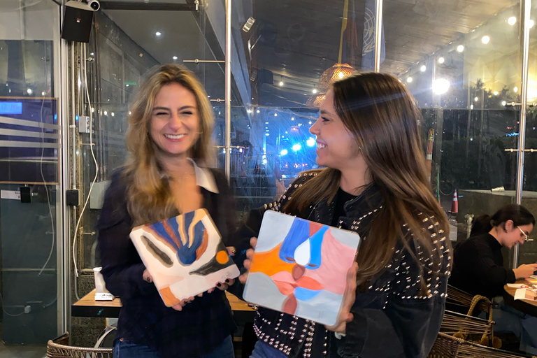 Bogotá: Painting Workshop with Welcome Drink