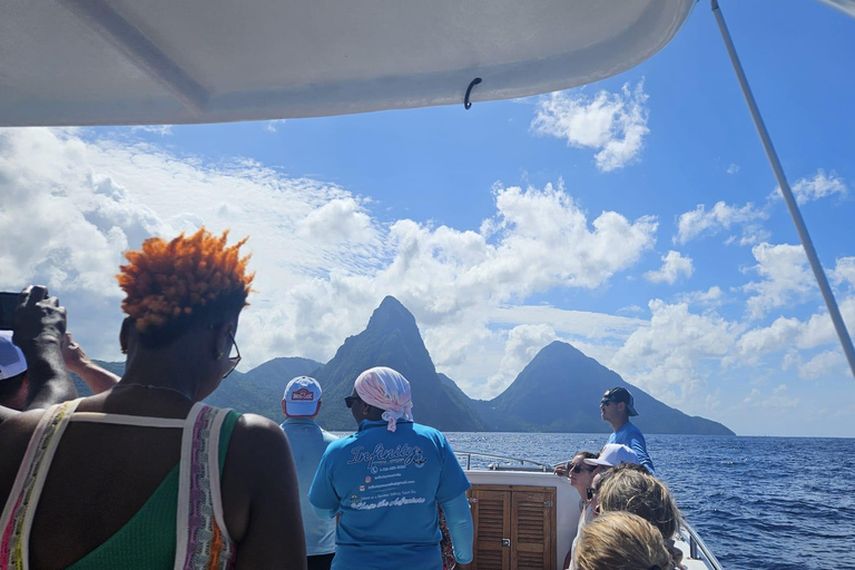 Excursion à Sainte-Lucie : Excursion en mer pour visiter Soufriere