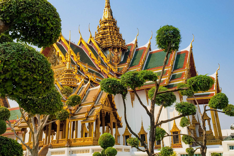 Bangkok: visita guiada a pie por el Gran Palacio y Wat Phra KaewTour en grupo pequeño