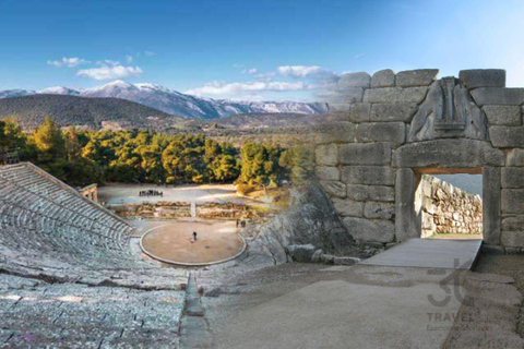 Vanuit Nafplio: Gedeelde tour van een halve dag Mycenae-Epidauros