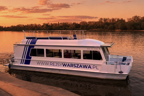 Warsaw: Sightseeing Cruise with 7 Language Audioguide