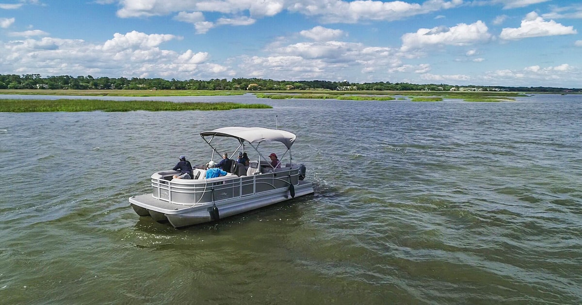 4 Hour 22 ft. Luxury Pontoon Private Hilton Head Boat Rental GetYourGuide