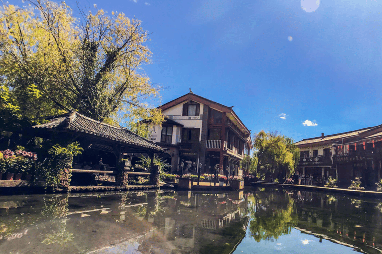 Biking tour&guide visit Lijiang baisha village market park No lunch