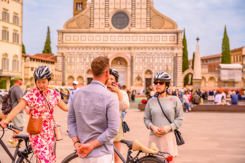 Florence : Tour de ville en E-Bike avec arrêt à la Piazzale Michelangelo