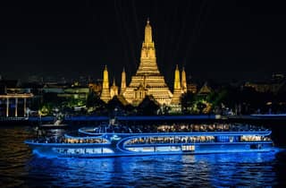 Bangkok: The Planet Luxus-Bootsfahrt & Buffet auf der Dachterrasse