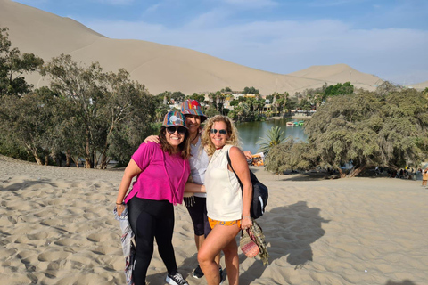 full day at Huacachina Oasis: with private buggie(canam)+paracas