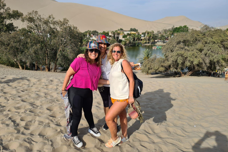 full day at Huacachina Oasis: with private buggie(canam)+paracas