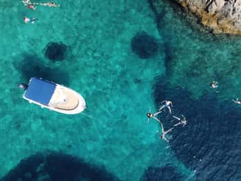 From Medulin: Istria Speedboat Tour with Snorkeling