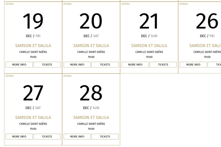 Tbilisi Opera & Ballet – Entry Ticket & Guided Tour Option