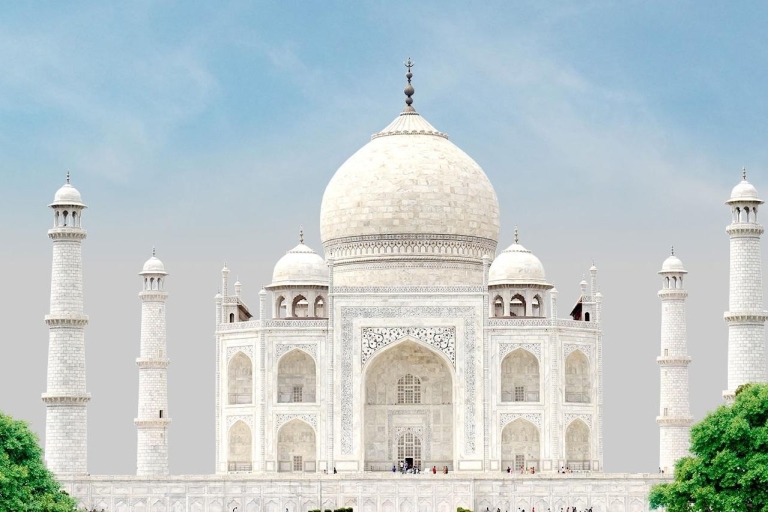 Agra: Taj Mahal Visita guiada sin hacer cola con traslado en cocheAgra: Sólo coche con conductor y servicio de guía