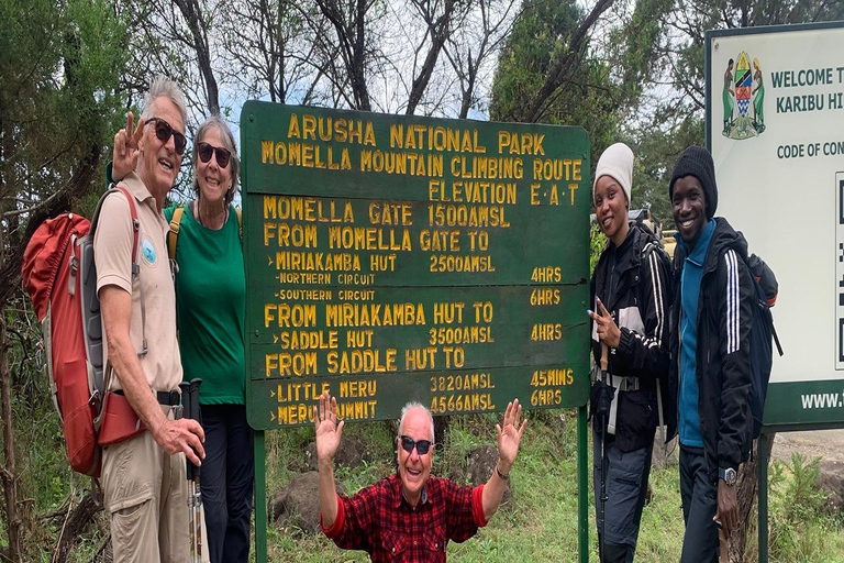 Arusha: Mount Meru 3-Tages-Besteigung mit UnterkunftArusha: 4-tägige Besteigung des Mount Meru mit Unterkunft