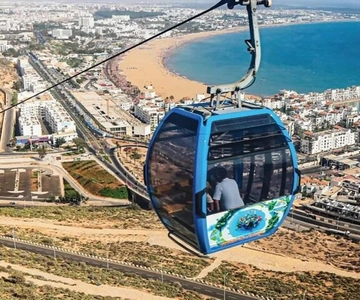 Agadir taubane Téléphérique med hotelltransport