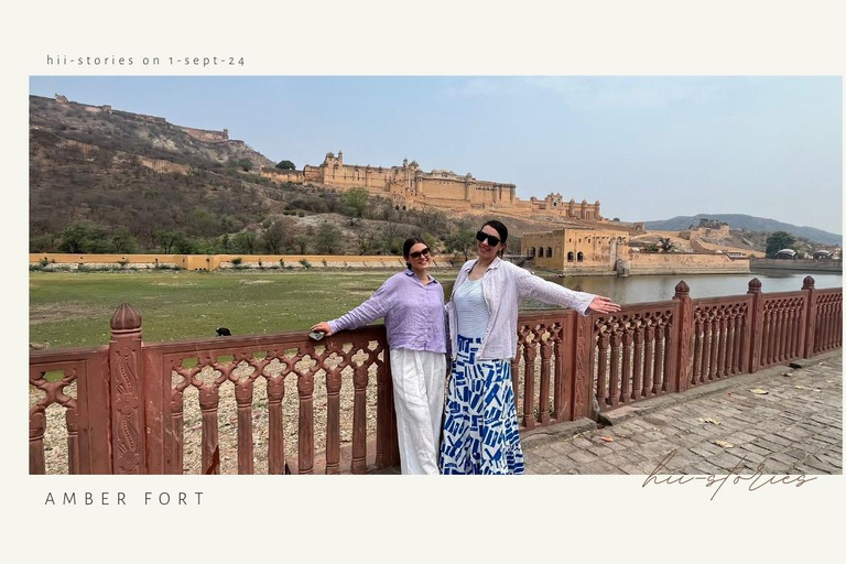 Jaipur: Halbtagestour (Amber Fort, Panna Meena, Jal Mahal)Tour mit All Inclusive