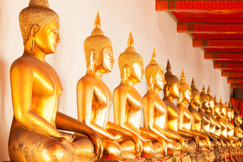 Bangkok: Grand Palace, Wat Pho, Wat Arun Sacred & Local Tour Tha Maharaj