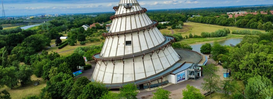 Magdebourg : la plus longue aventure de tyrolienne urbaine d'Allemagne
