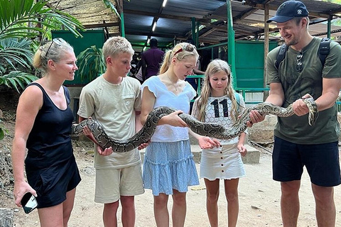 Mombasa: Excursión para alimentar cocodrilos en Mamba Village.