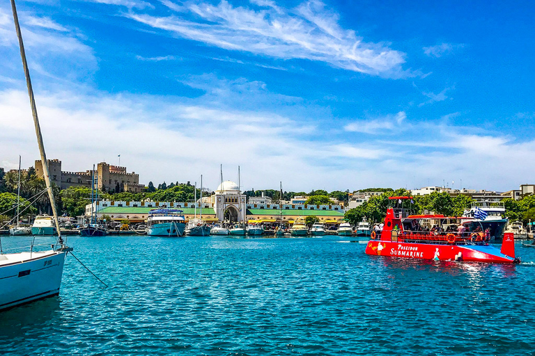 Rhodes Town: Submarine Cruise with Underwater Views