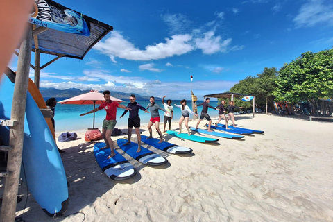 Gili Trawangan : Un paradis pour les surfeurs au cœur de l&#039;océan1,5 heure de surf