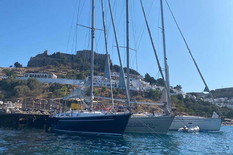 Lindos-Rhodes: Sailing Trip with Lunch and Drinks