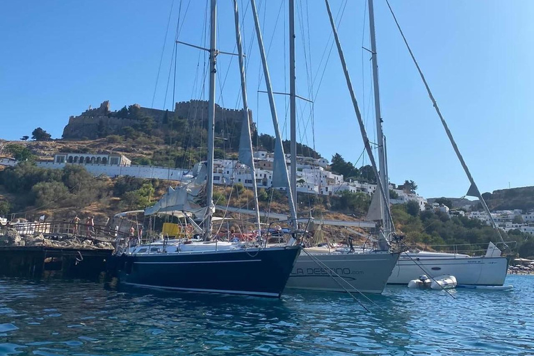 Lindos-Rhodes: Sailing Trip with Lunch and Drinks
