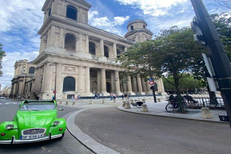 Paris: Guided City Highlights Tour in a Vintage French Car 30-Minute Tour Citroën 2CV