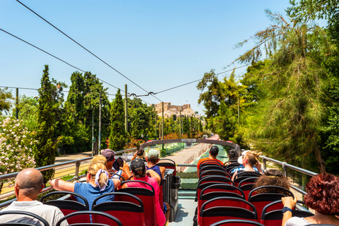 Atenas: Visita guiada en autobús Hop-On Hop-OffAtenas y El Pireo Pase de 48 horas