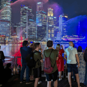 Singapore by Night: River Cruise, Light Shows & Lau Pa Sat