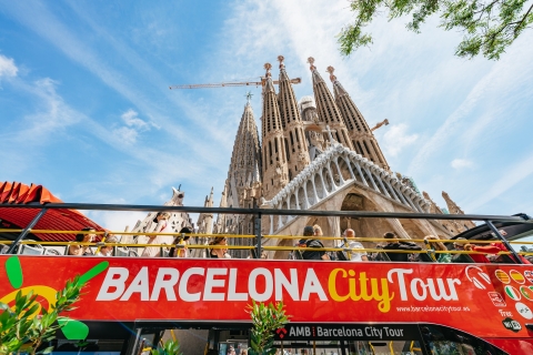 Barcelona: Wycieczka autobusem i akwarium Hop-On Hop-OffBarcelona: 2-dniowy autobus Hop-On Hop-Off i wycieczka do akwarium