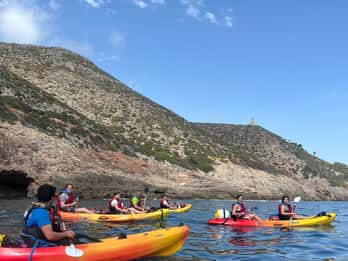 Dénia: Excursión en kayak por la Cova Tallada