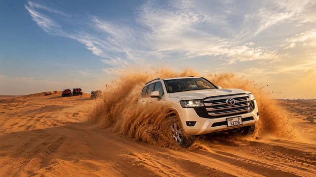 Dubái: safari por el desierto y cena barbacoa en un campamento beduino