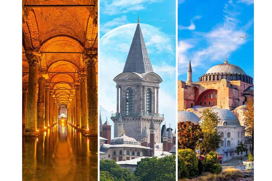 Kombi-Ticket: Hagia Sophia + Cisterna Basilica Optional: Topkapi-Palast. Foto: GetYourGuide