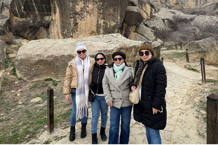 Gobustan, Mud Volcanoes, and Fire Temple Tour