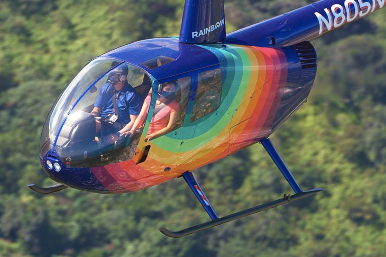 Oahu: Helicopter Tour with Doors On or Off Doors Off Private Tour