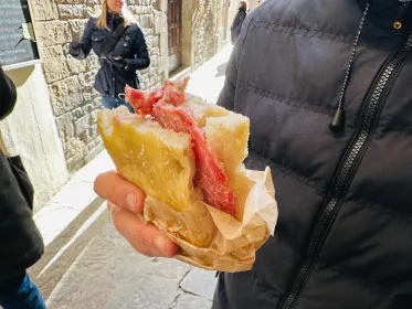 Florenz: Stadt-Highlights und Street Food Walking Tour