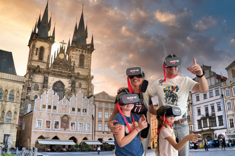 Praga: Tour immersivo a piedi e in VRPraga: Tour a piedi della città e VR