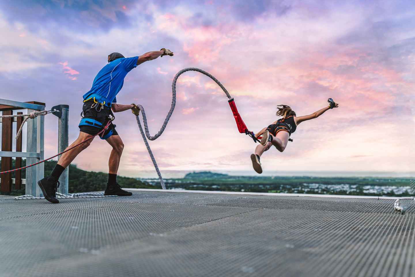 Cairns: Two Jumps - Classic & Roof Bungy Jumps - Cairns: Standard & Roof Bungy Jumps with Media & Transfers