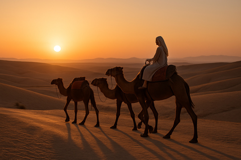 Marrakech: Camel & Quad Bike Tour with Sunset, Dinner & Show Marrakech: Quad Biking, Camel Ride, and Dinner in Agafay