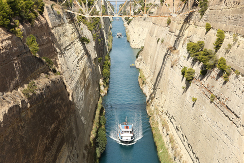 From Athens: Ancient Corinth Day Trip with Canal & VR Guide