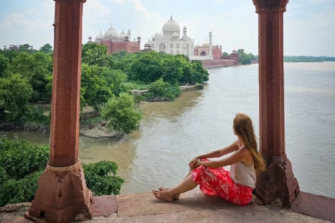 Desde Agra: Visita privada sin colas al Taj Mahal y al Fuerte de AgraTodo incluido