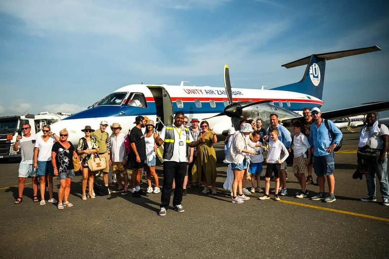 From Zanzibar: Mikumi Safari Day Trip with Flights and Lunch Mikumi Shared Safari without hotel transfer