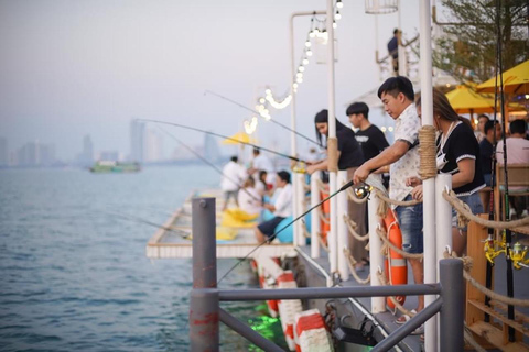 Pattaya: Floating Cafe & Optional Squid Fishing