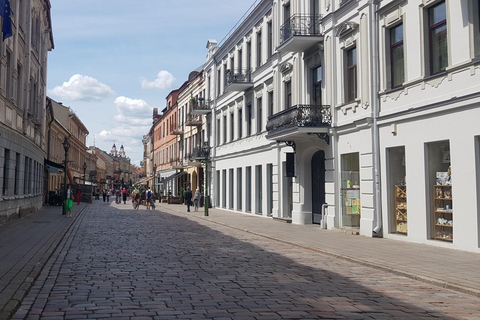 Kaunas : 1 journée de visite guidée à vélo avec billets de train