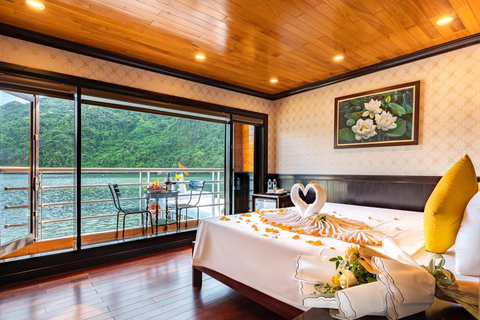 From Ninh Binh : 2-3 Days Lan Ha Bay- Balcony, Jacuzzy Cabin From Ninh Binh : 2 Days Lan Ha Bay - Balcony, Jacuzzy Cabin