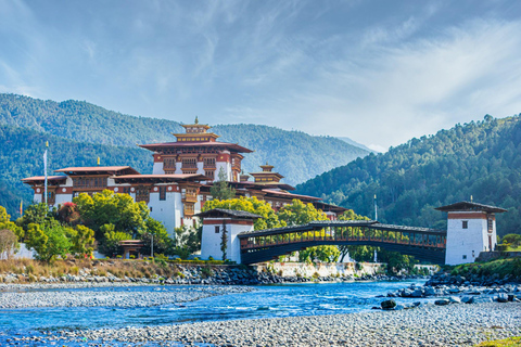 7-Days in Bhutan with River Rafting, Farm Lunch & Stone Bath