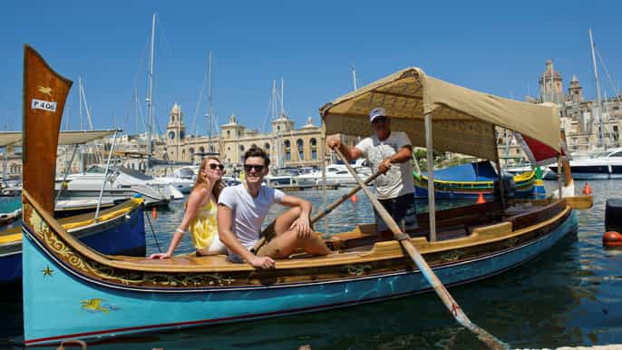 Valletta: 3 Cities Guided Tour & Grand Harbour Boat Tour