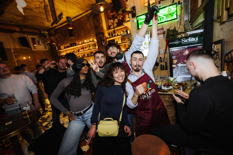Tirana: Guided Pub Crawl with Free Shots & Photographer