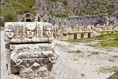 Antalya/Kemer: Luxury Kekova Sunken City & Glass Boat Tour Transfer From Kemer, Beldibi, Kiriş, Tekirova