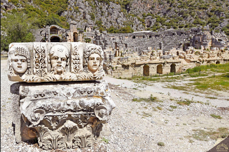 Antalya/Kemer: Luxury Kekova Sunken City & Glass Boat Tour Transfer From Kemer, Beldibi, Kiriş, Tekirova