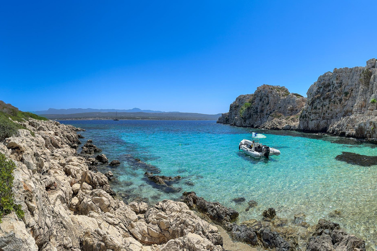 Ilha Proti: Passeio de barco para fazeres snorkeling