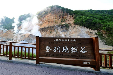 Hokkaido: Noboribetsu & Lake Toya Day Trip to Snow Paradise